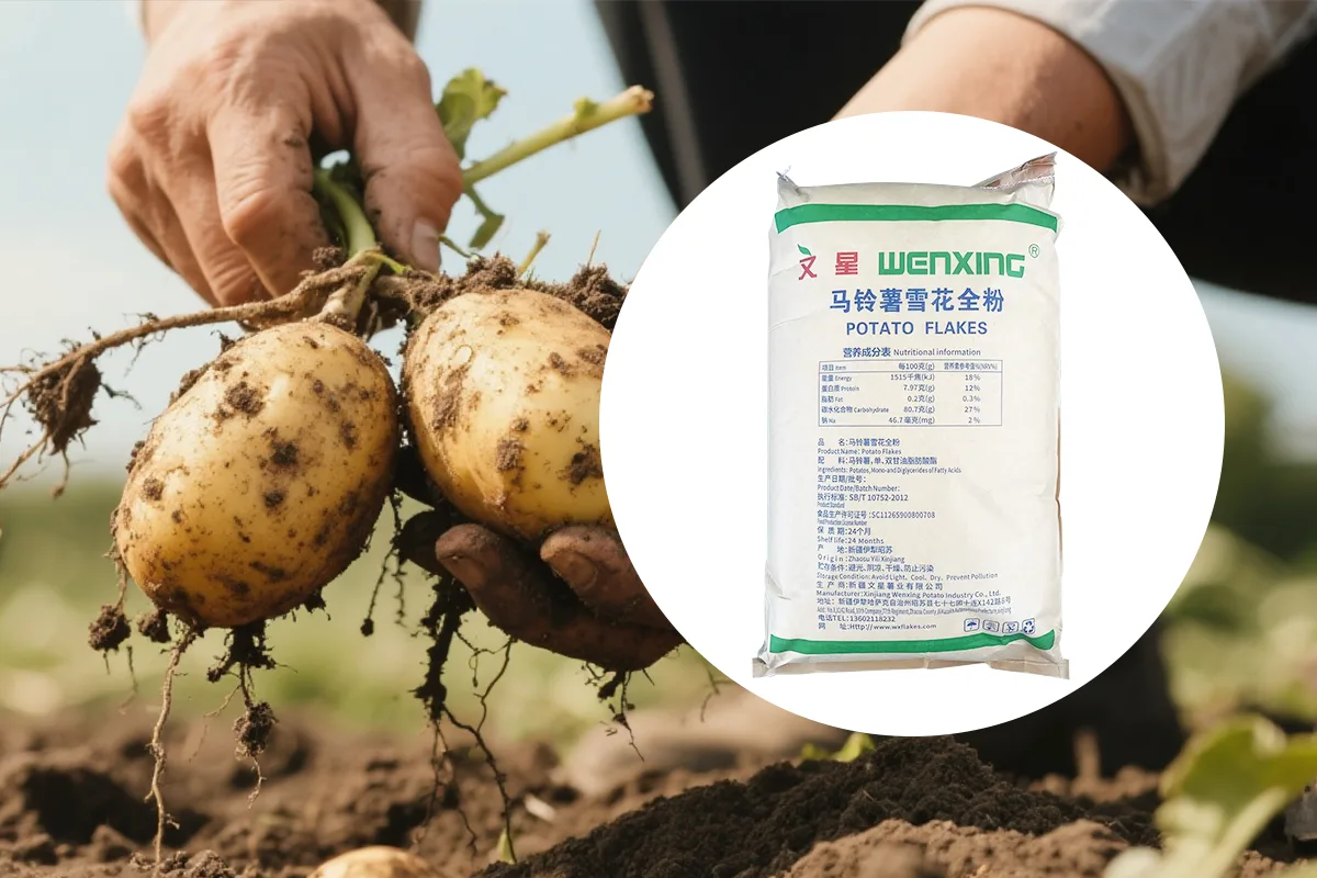 Qual è la differenza tra farina di fiocchi di patate e farina di granuli di patate?